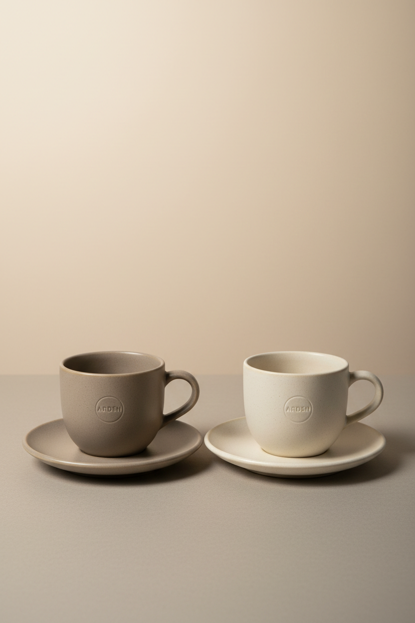 ARDEN Ceramic Coffee Cup Set