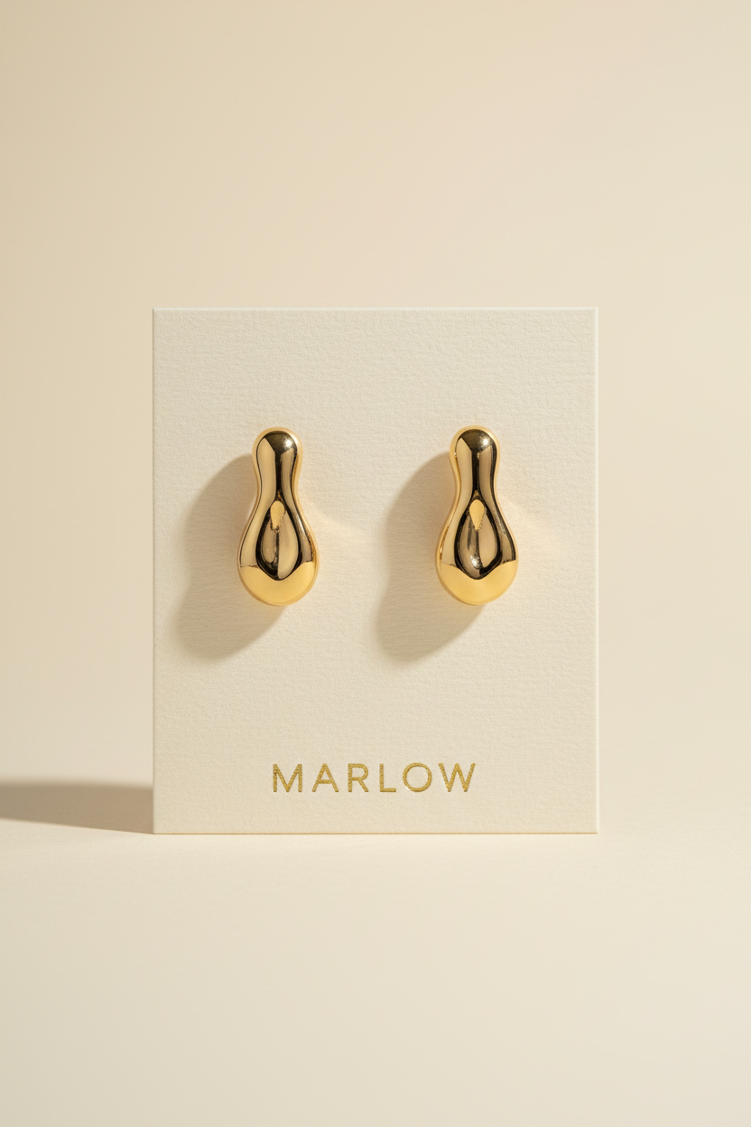 MARLOW Gold Earrings