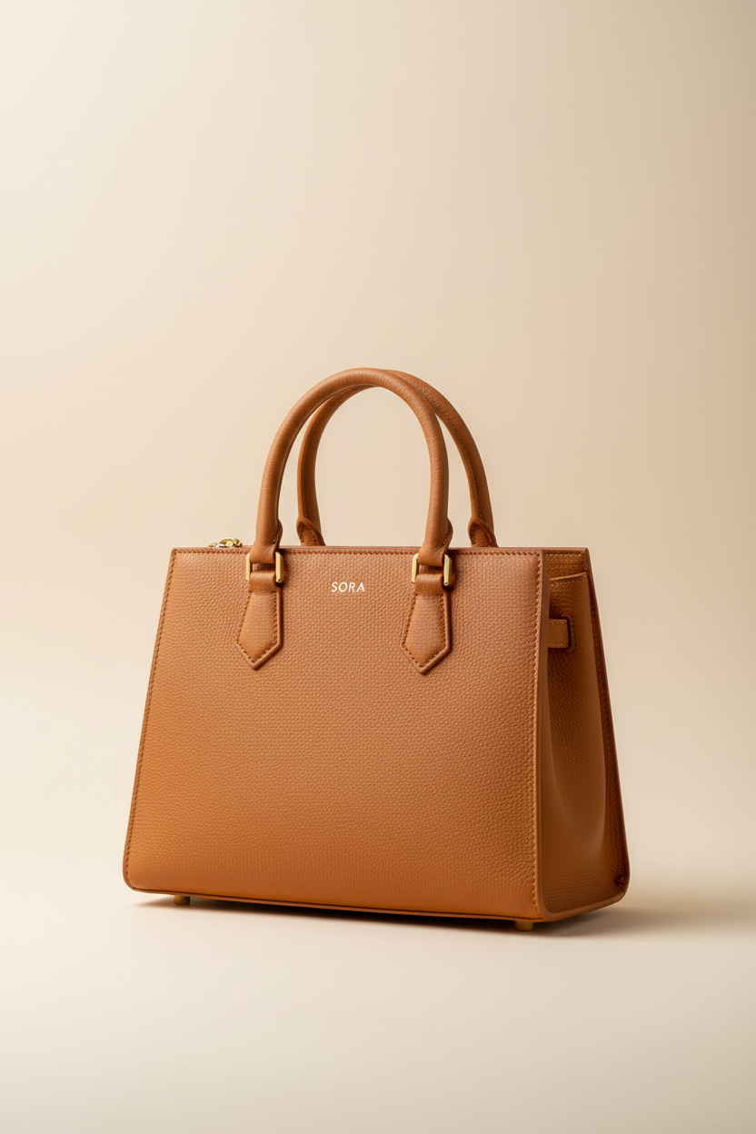 SORA Leather Handbag